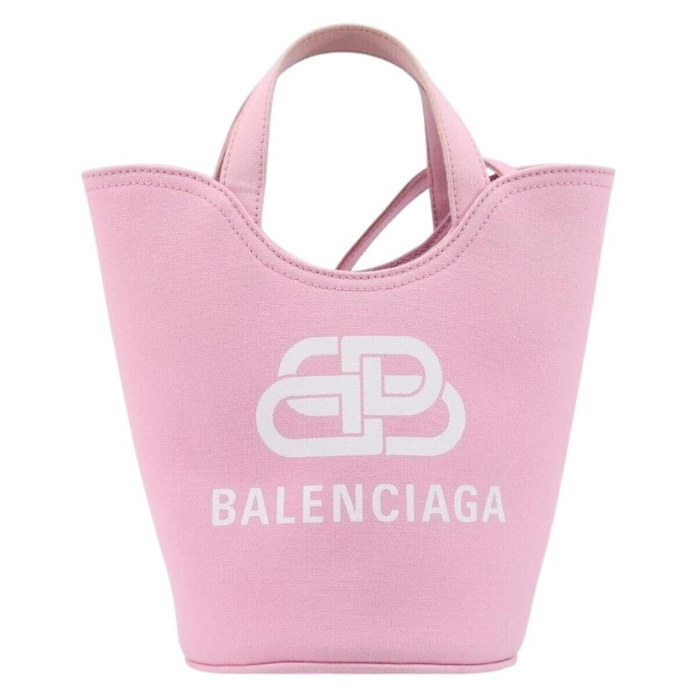 Balenciaga Wave Bucket Printed Canvas XS